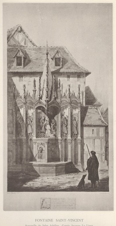 Fontaine Saint-Vincent von Jules Adeline